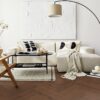 Kalasaba parkett Parky Swing Hazel Oak Rustic Light, tamm, spoonparkett, harjatud, super matt lakk, 593 x 121 x 10 mm – vaade 2 Kalasaba parkett Parky Swing Hazel Oak Rustic Light, tamm, spoonparkett, harjatud, super matt lakk, 593 x 121 x 10 mm – vaade 2