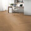 Kalasaba parkett Parky Swing Sahara Oak Premium, tamm, spoonparkett, harjatud, super matt lakk, 593 x 121 x 10 mm – vaade 2