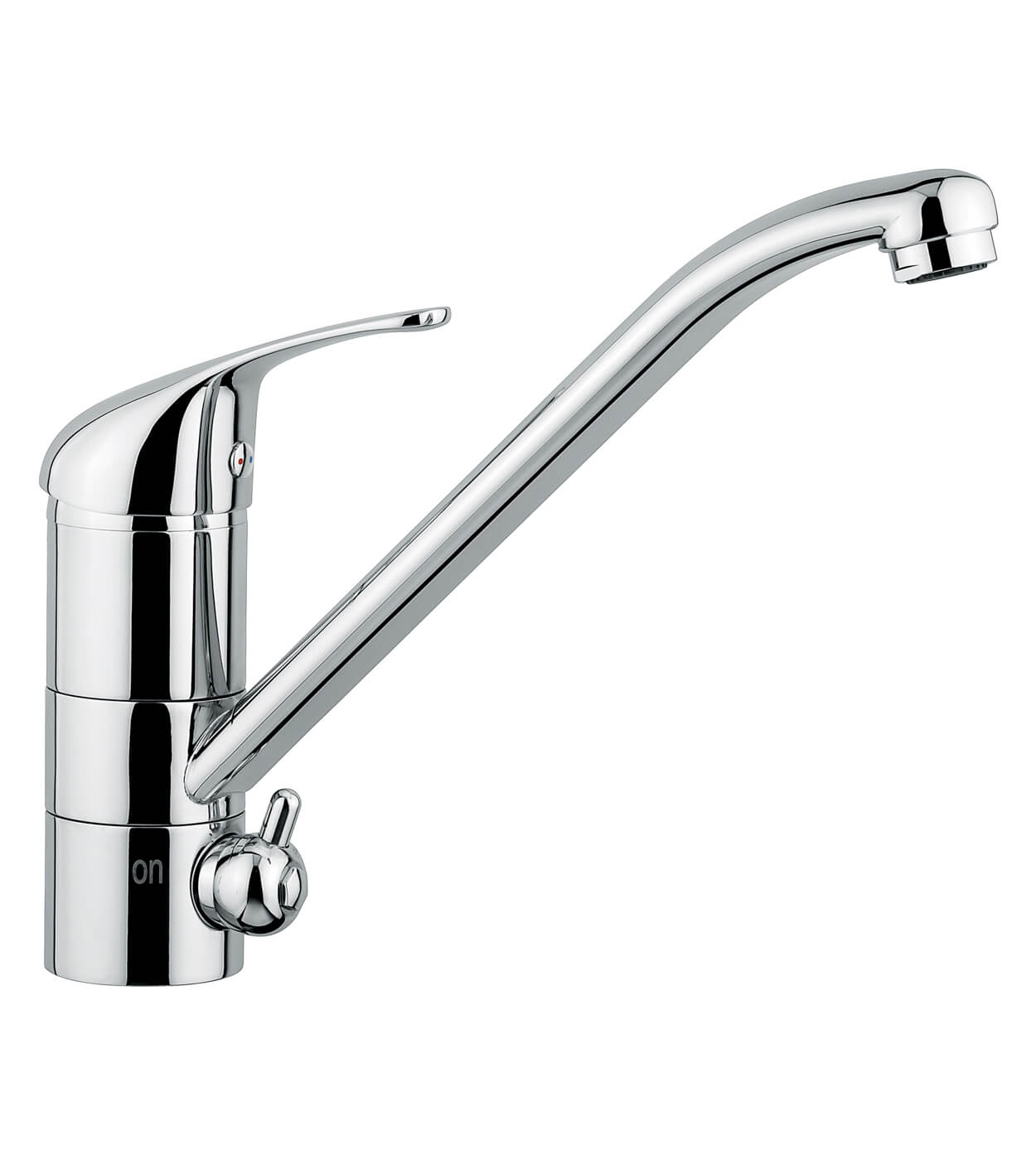 Köögisegisti Emmevi Ambra 9051, 3-teeline joogiveefiltrile, kroom
