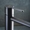 Kõrge valamusegisti Emmevi Filobrass 85003BIG, click-clack klapiga – vaade 5