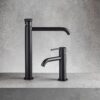 Kõrge valamusegisti Emmevi Filobrass 85003BIG, click-clack klapiga – vaade 6