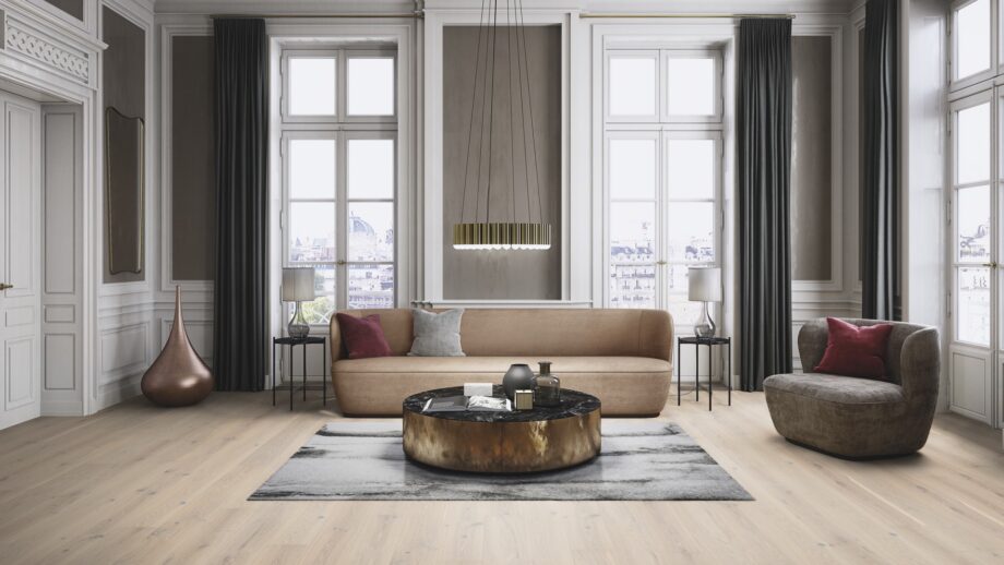 Laudparkett Bauwerk Casapark tamm 46 Farina B-Protect® ultramatt lakk 181mm – vaade 12