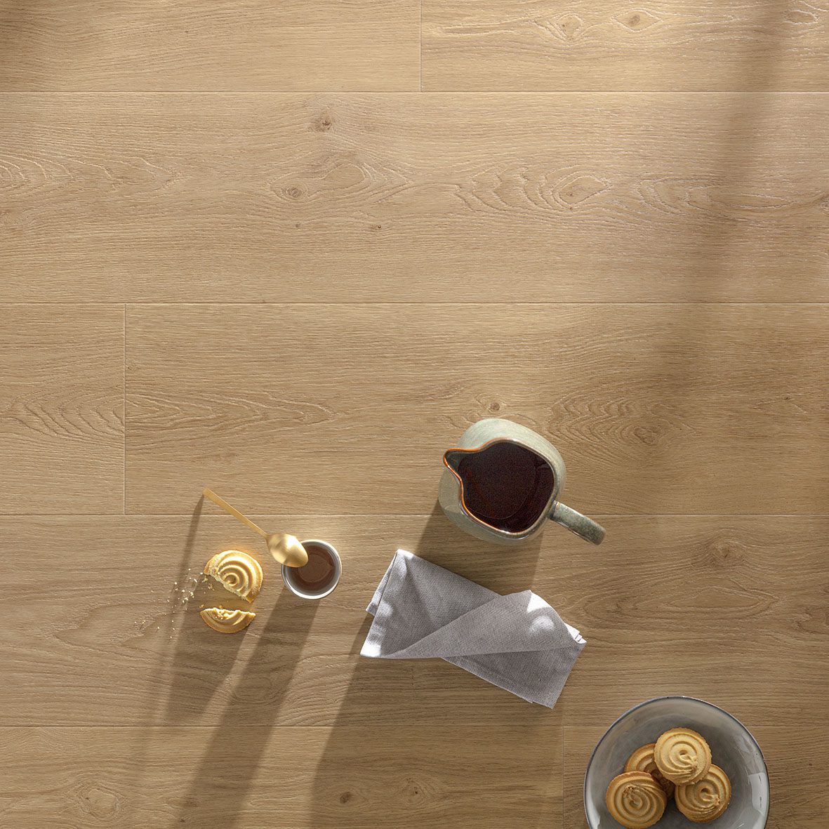Liimitav vinüülparkett Floorify Gluedown Long Plank Cognac FG019 – vaade 4