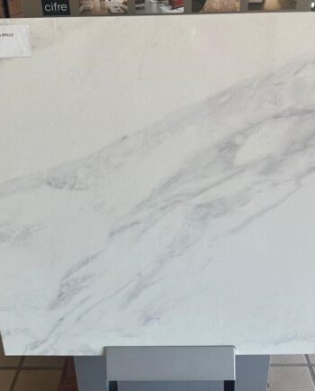 Marmorefektiga poleeritud keraamiline põrandaplaat Marmol Carrara, 60x60 cm, 9 mm, valge