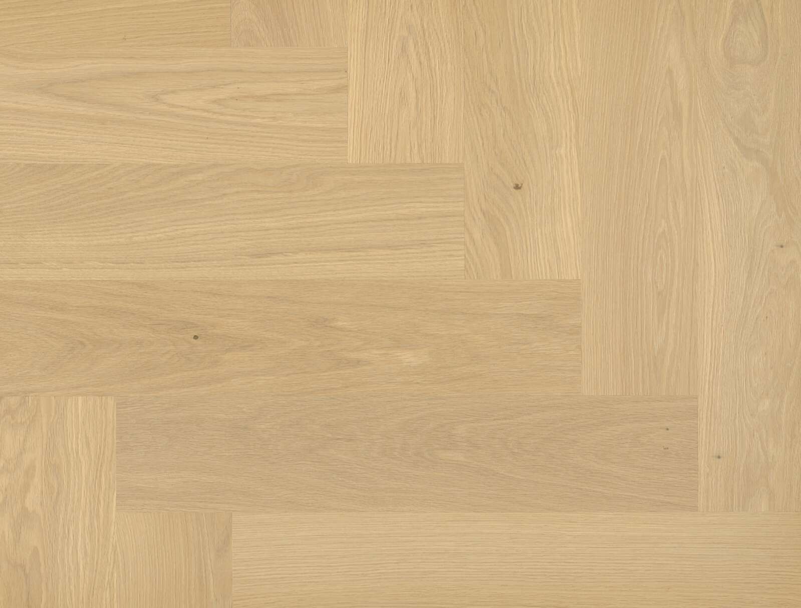 Naturaalparkett Bauwerk Formpark Quadrato tamm Crema 14 B-Protect harjatud – laua vaade
