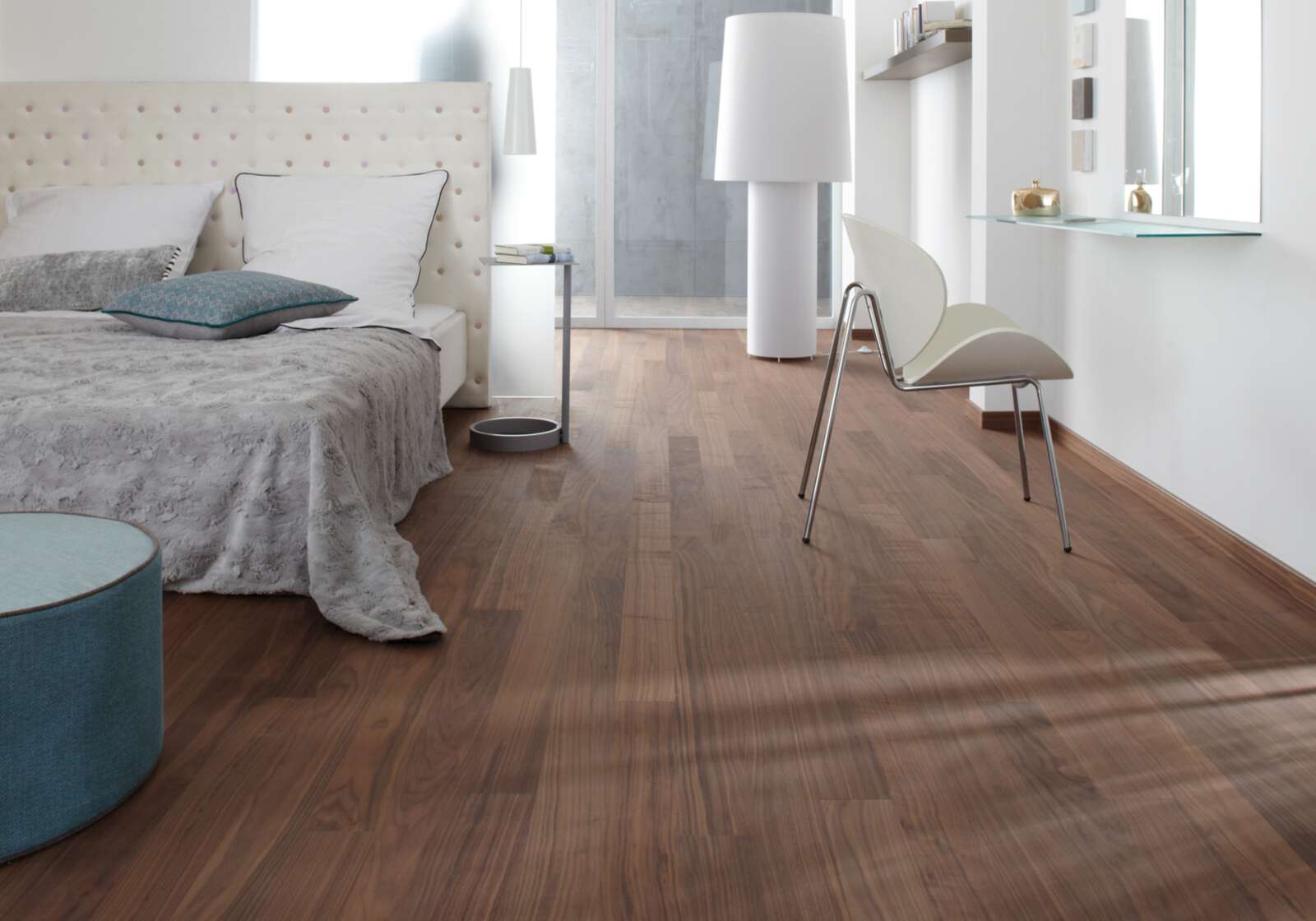 Parkett Bauwerk Cleverpark 1250 Ameerika pähkel 14 matt lakk lihvitud – vaade 2