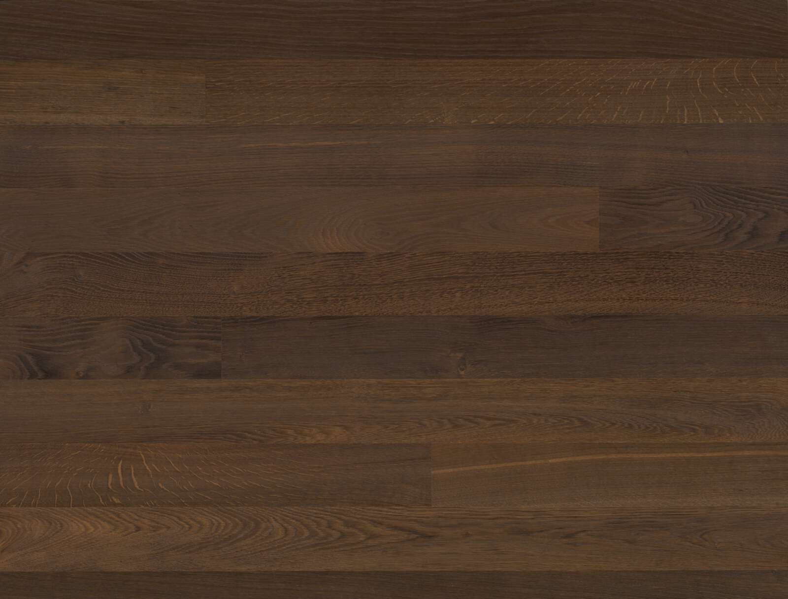 Parkett Bauwerk Cleverpark 1250 suitsutatud tamm 14 matt lakk lihvitud – laua vaade