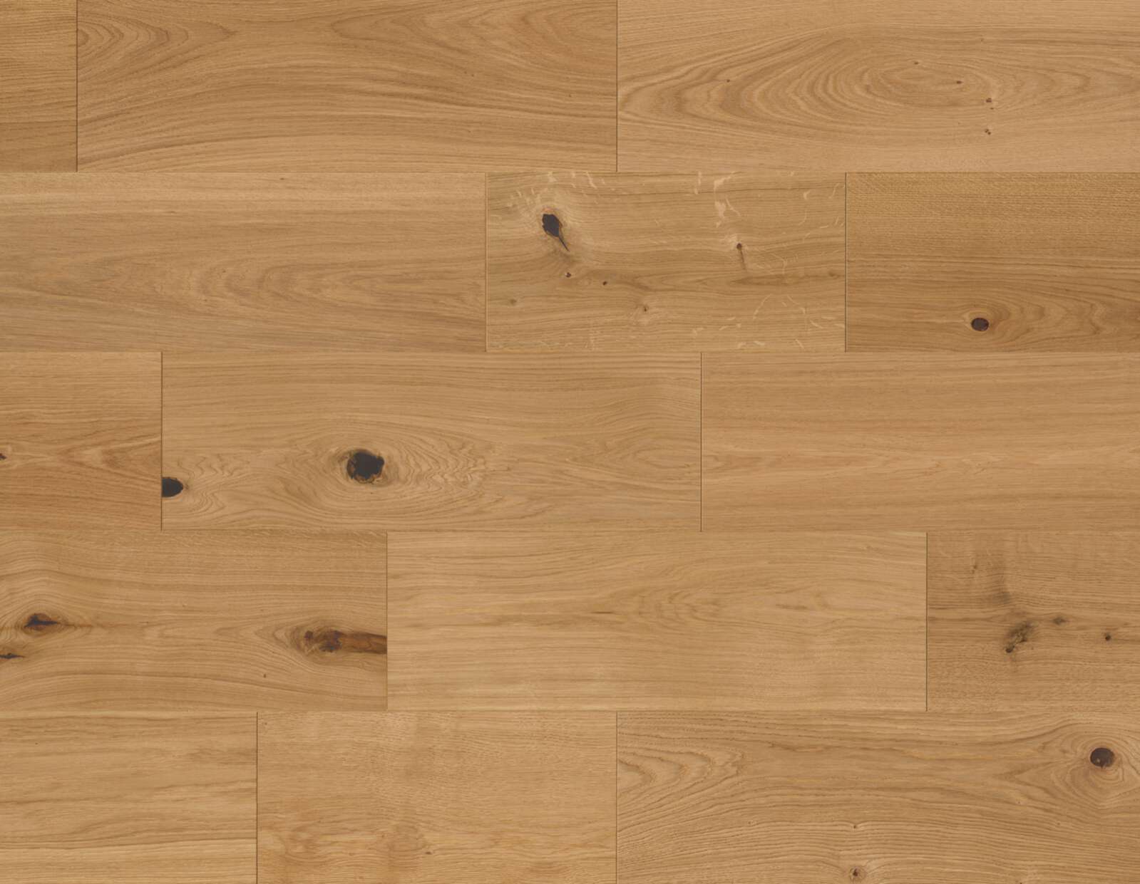 Parkett Bauwerk Formpark Mini 380 tamm natuur 35 õlitatud sügavharjatud – laua vaade