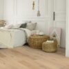 Parkett Tarkett, Grace, Tamm White Canvas (valge) Plank, 1-lip, 2 külge mikrofaas, harjatud, Proteco ExtraMatt matt lakk – vaade 3