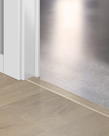 Incizo 5in1 üleminekuliist Quick-Step Cotton Oak Beige LVT vinüülparketile (Alpha), 8x45x2000 mm
