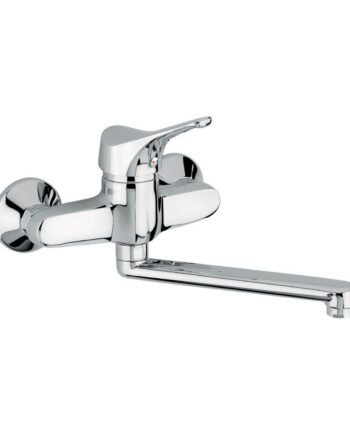 Seinale paigaldatav köögisegisti Emmevi Zeus 3005Z, kroom