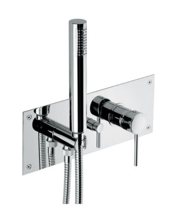 Seinasisene dušikomplekt Emmevi Piper 45059, ümberlülitiga, kroom