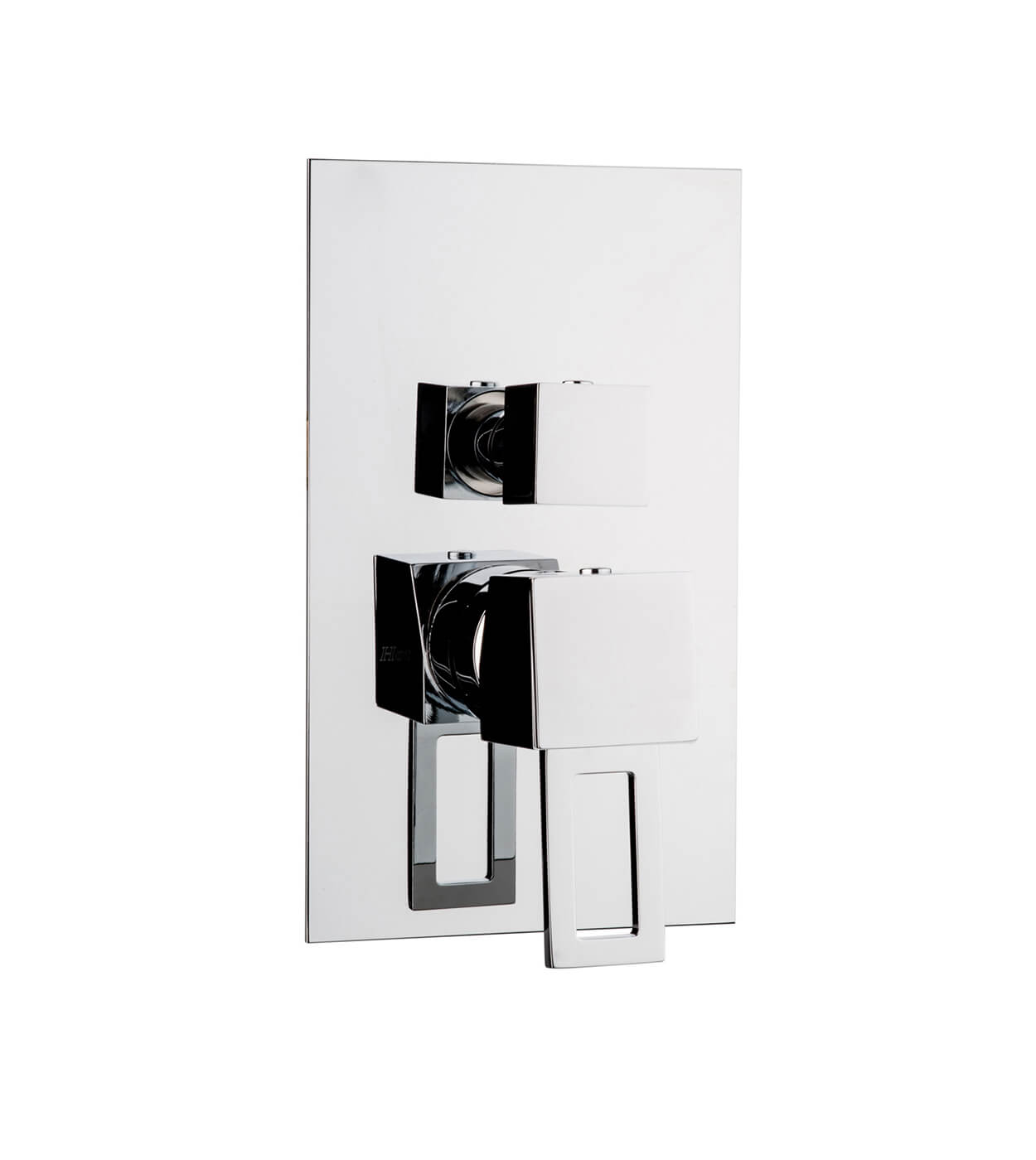 Seinasisene dušisegisti Emmevi Gea 26029, 3 väljundit, kroom, auguga käepide