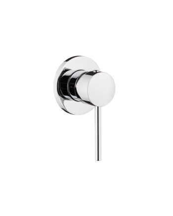 Seinasisene dušisegisti Emmevi Piper 45009PI, Ø 80 mm plaat, kroom