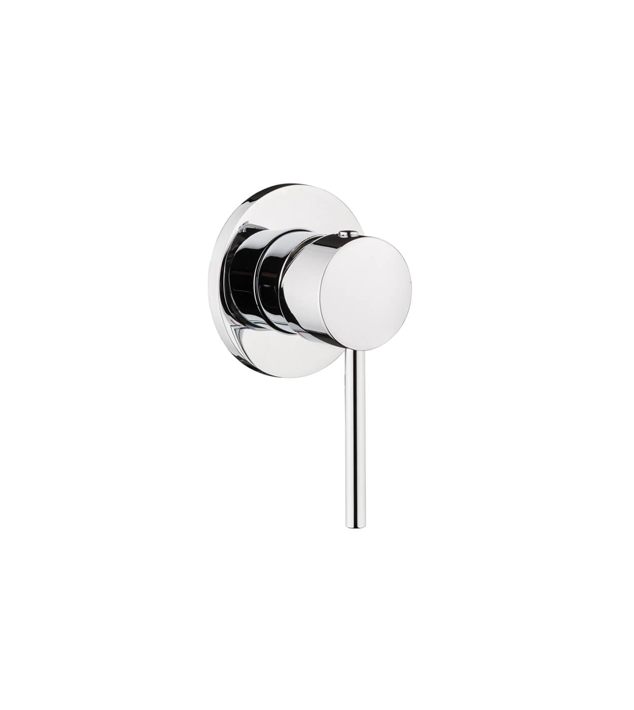 Seinasisene dušisegisti Emmevi Piper 45009PI, Ø 80 mm plaat, kroom