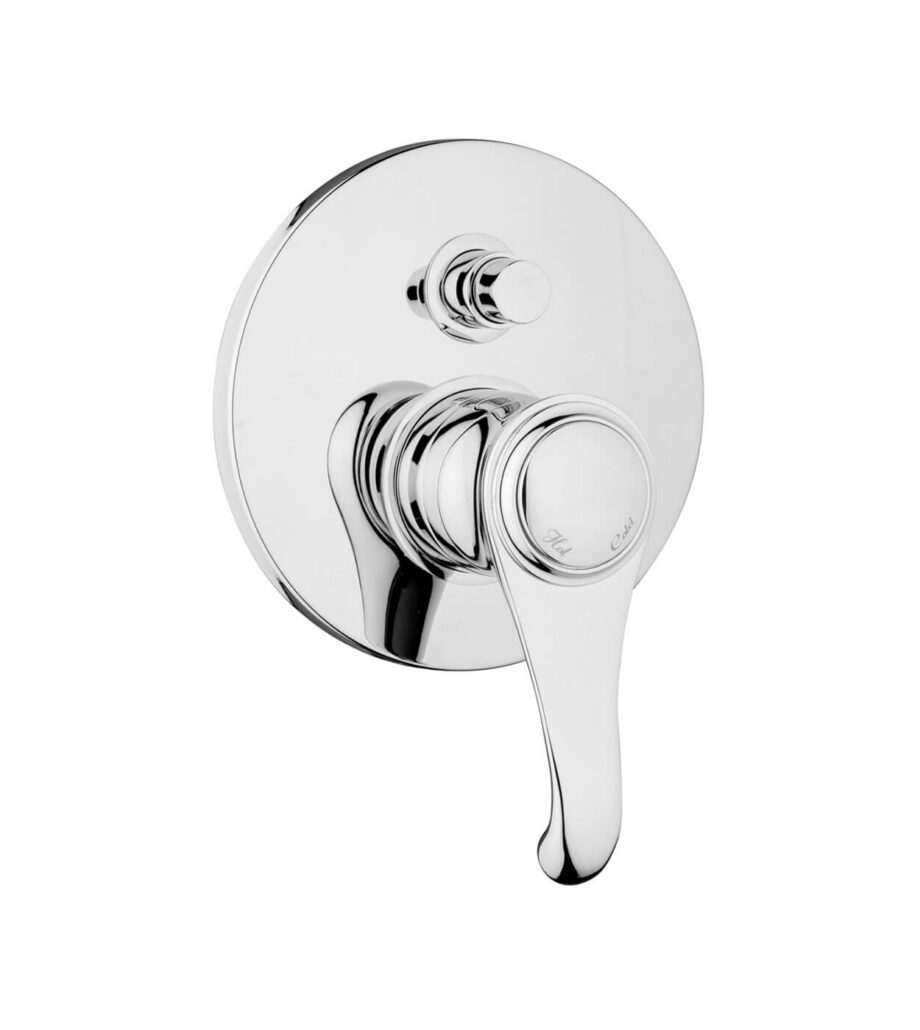 Seinasisene dušisegisti Emmevi Tiffany 6019, 2 väljundit, nupplüliti, kroom