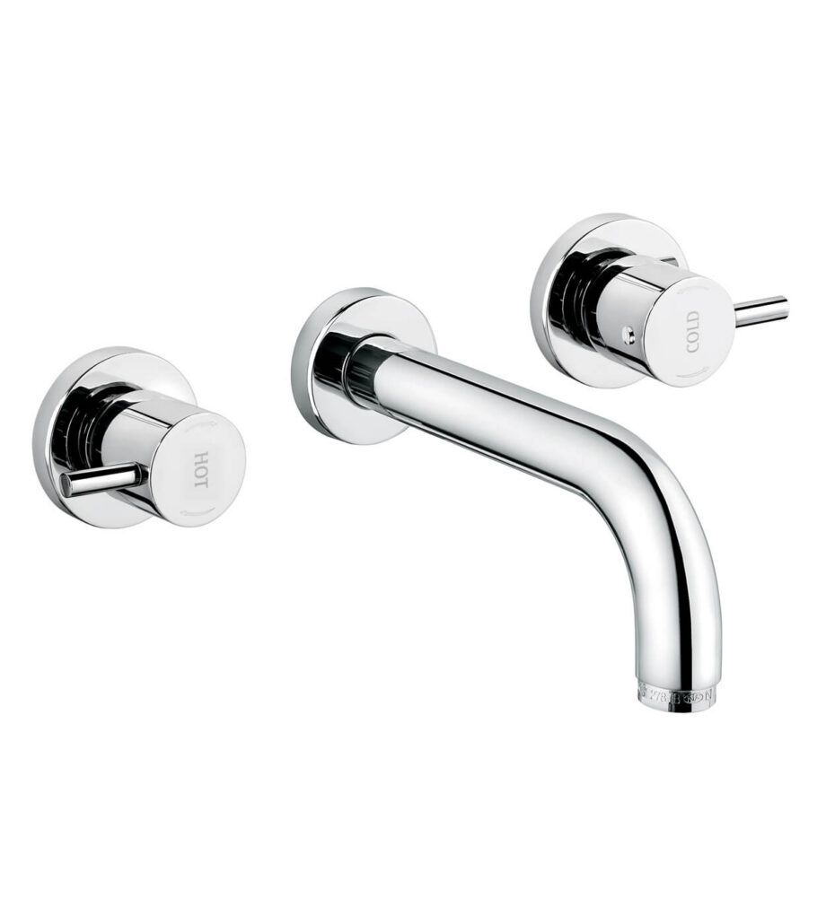 Seinasisene kolme avaga valamusegisti Emmevi Piper 45155, kroom