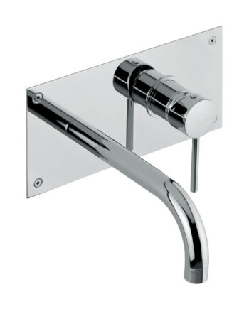 Seinasisene valamusegisti Emmevi Piper 45053, ühtse plaadiga, kroom