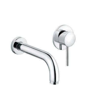 Seinasisene valamusegisti Emmevi Piper 45055, ühtse plaadiga, kroom
