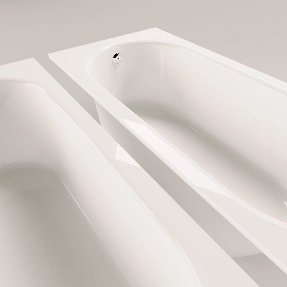 Sisseehitatav kivivann PAA VARIO L 170x75 cm, kivimass – vaade 3