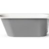 Sisseehitatav kivivann PAA VARIO L 170x75 cm, kivimass – vaade 8