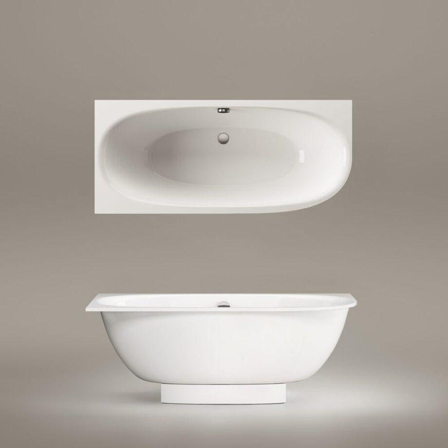 Sisseehitatav kivivann PAA VERSO D 170x75 cm, kivimass – vaade 5