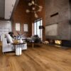 Tammeparkett Thede & Witte Boston XL Modul, rustikaalne oksaline, harjatud, õlitatud, 1-lip, 2200 x 260 x 15 mm – vaade 2