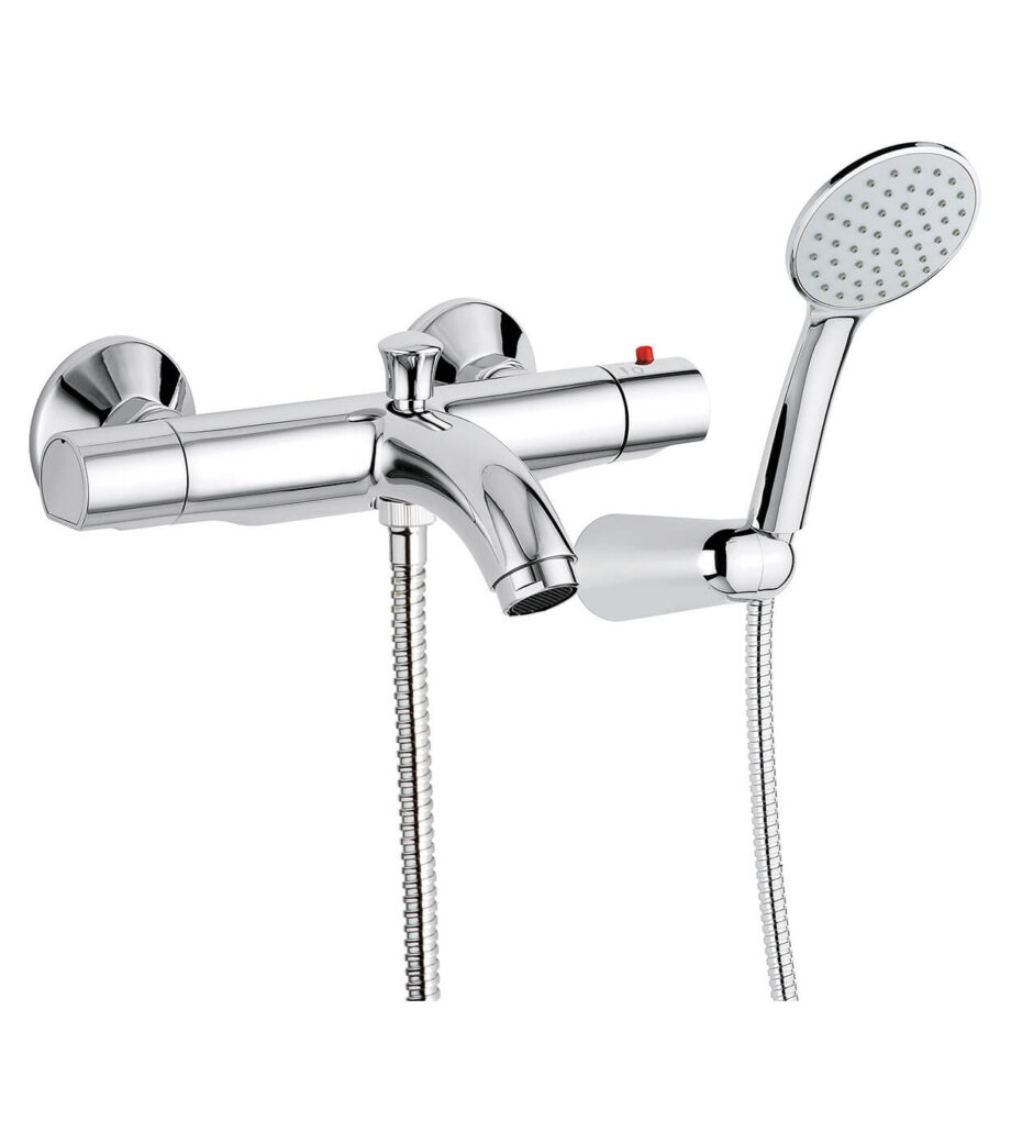 Termostaatiga vannisegisti Emmevi Ambra 9401, kroom, segisti + dušikomplekt