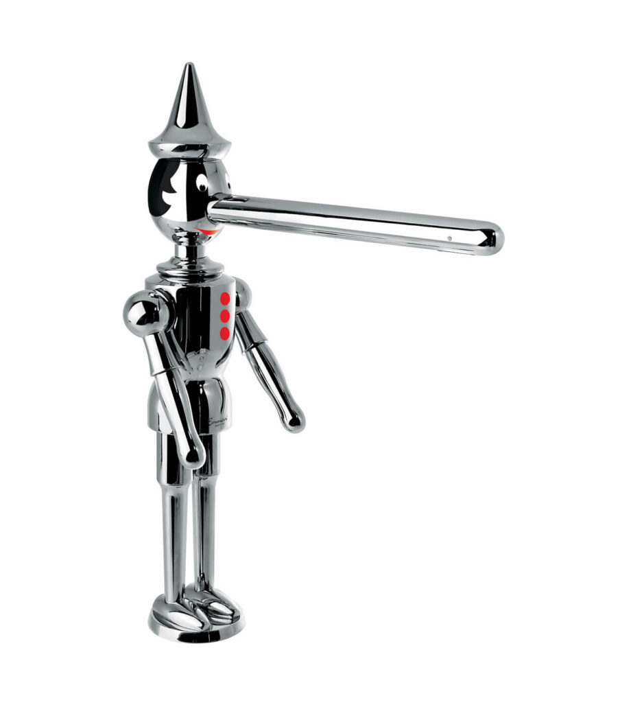 Valamusegisti Emmevi Pinocchio 1883, click-clack põhjaklapiga, kroom Valamusegisti Emmevi Pinocchio 1883, click-clack põhjaklapiga, kroom