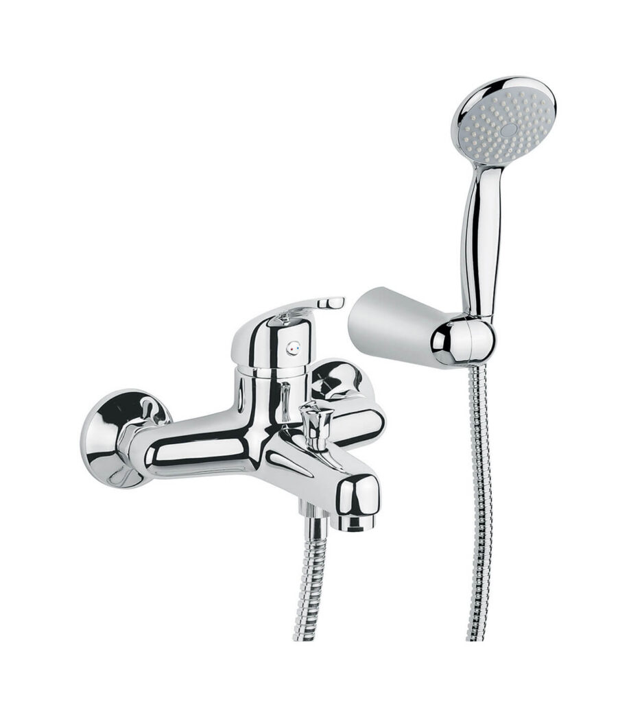 Vannisegisti Emmevi Ambra 9001, kroom, segisti + dušikomplekt Vannisegisti Emmevi Ambra 9001, kroom, segisti + dušikomplekt