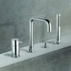 Vanniservale paigaldatav vannisegisti Emmevi Filobrass 85120, 4 ava – vaade 2 Vanniservale paigaldatav vannisegisti Emmevi Filobrass 85120, 4 ava – vaade 2