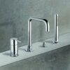 Vanniservale paigaldatav vannisegisti Emmevi Filobrass 85120, 4 ava – vaade 3 Vanniservale paigaldatav vannisegisti Emmevi Filobrass 85120, 4 ava – vaade 3