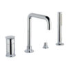 Vanniservale paigaldatav vannisegisti Emmevi Filobrass 85120, 4 ava – vaade 4 Vanniservale paigaldatav vannisegisti Emmevi Filobrass 85120, 4 ava – vaade 4