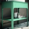 Vannitoamööbel Eban Etoile ET02, 80 cm, samblaroheline – vaade 2