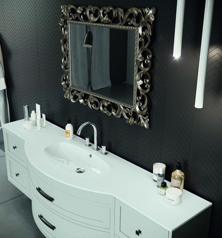 Vannitoamööbel Eban Gloria GR03, 186 cm, pilvehall – vaade 2