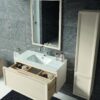 Vannitoamööbel Eban Paola PA02, 100 cm, pergamon-beež – vaade 2 Vannitoamööbel Eban Paola PA02, 100 cm, pergamon-beež – vaade 2